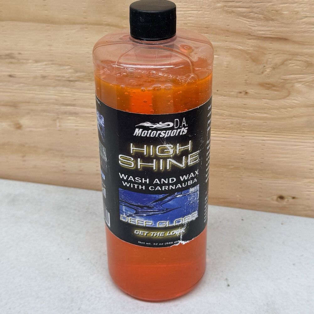 Original D.A. Motorsports Concentrated Wash & Wax Deep Gloss W Carnauba 32oz NOS